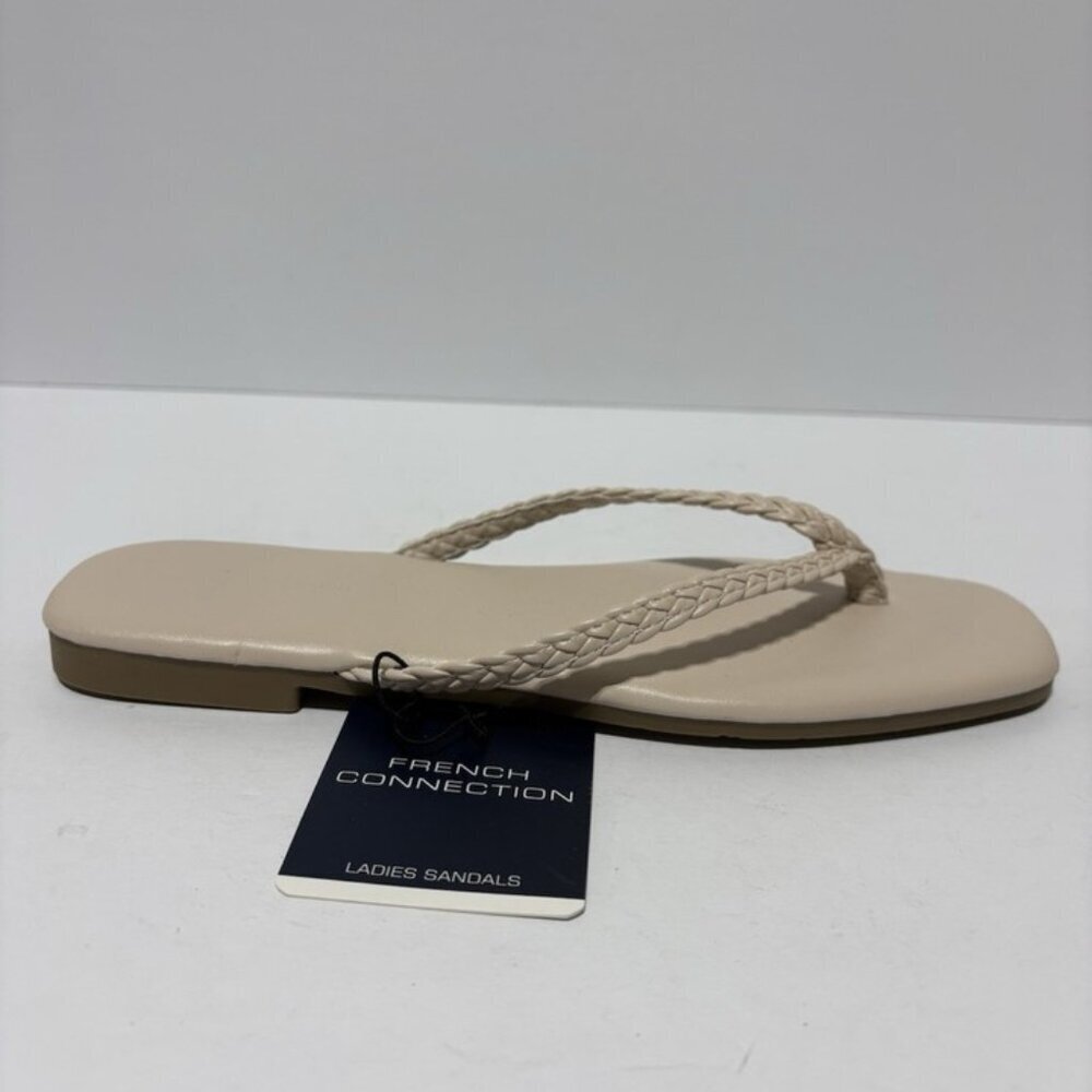 French Connection Women’s Louvre Flip Flop Sandals, Size 9 M